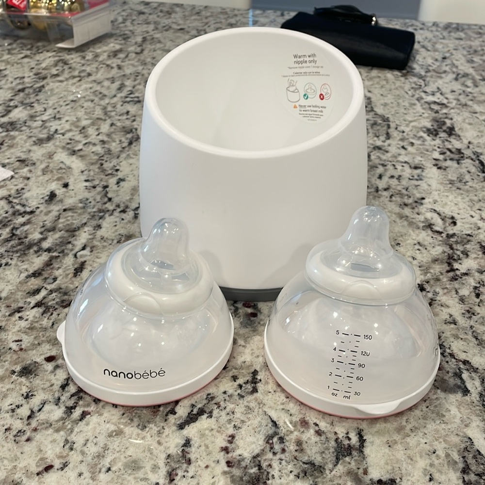Nanobebe Bottles and Warmer